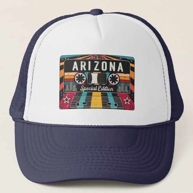 Gorra De Camionero Arizona Retro (Anverso)