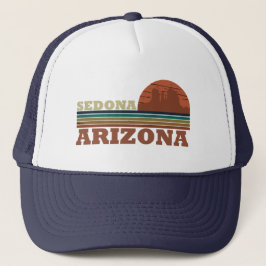 Gorra De Camionero arizona sedona vintage sunset scape az