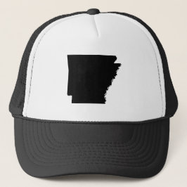 Gorra De Camionero Arkansas en negro