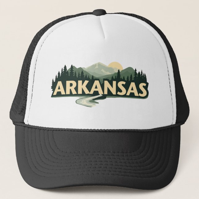 Gorra De Camionero Arkansas Estados Unidos (Anverso)
