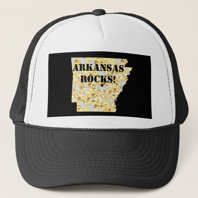 GORRA DE CAMIONERO ARKANSAS ROCKS (Anverso)
