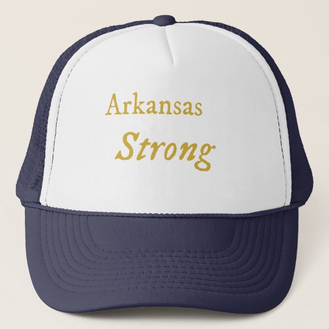 Gorra De Camionero Arkansas Strong (Anverso)
