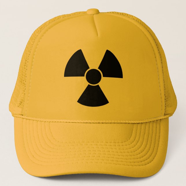 Gorra De Camionero Arma nuclear negra (Anverso)