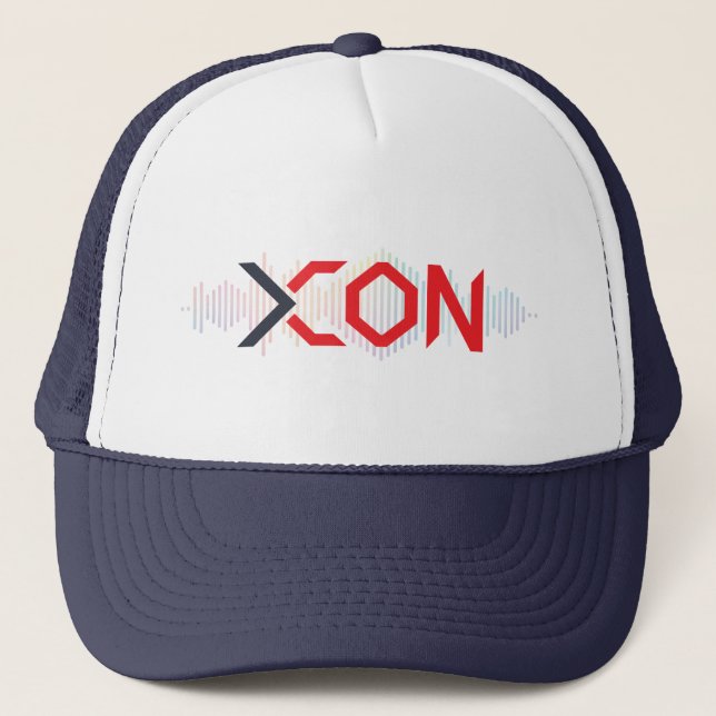 Gorra De Camionero Armada con logotipo X / Blanco (Anverso)