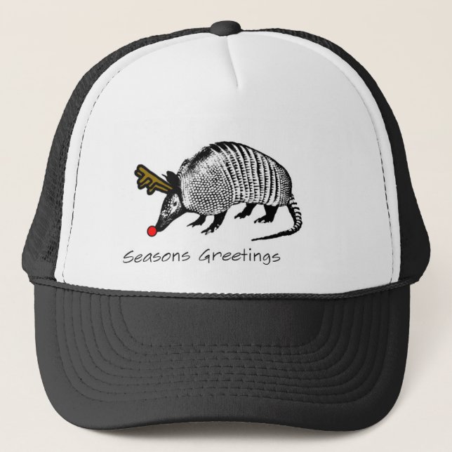Gorra De Camionero Armadillo del navidad (Anverso)