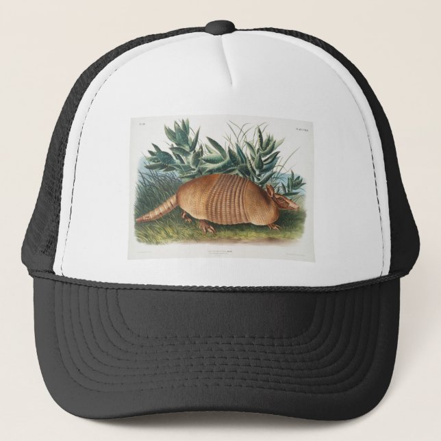Gorra De Camionero Armadillo dorado beige de nueve bandas (Anverso)
