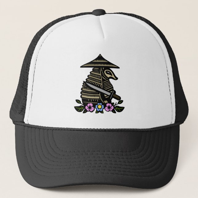 Gorra De Camionero Armadillo Samurai (Anverso)