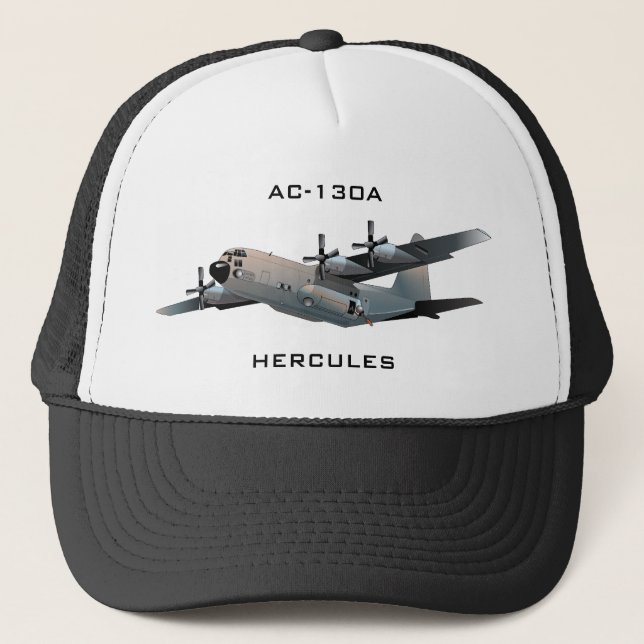 GORRA DE CAMIONERO ARMAS DE ARMAS DE HERCULES AC-130A (Anverso)