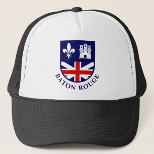 Gorra De Camionero Armas de Baton Rouge, Luisiana