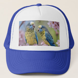 Gorra De Camionero Armonía de primavera: burocracia azul y amarilla