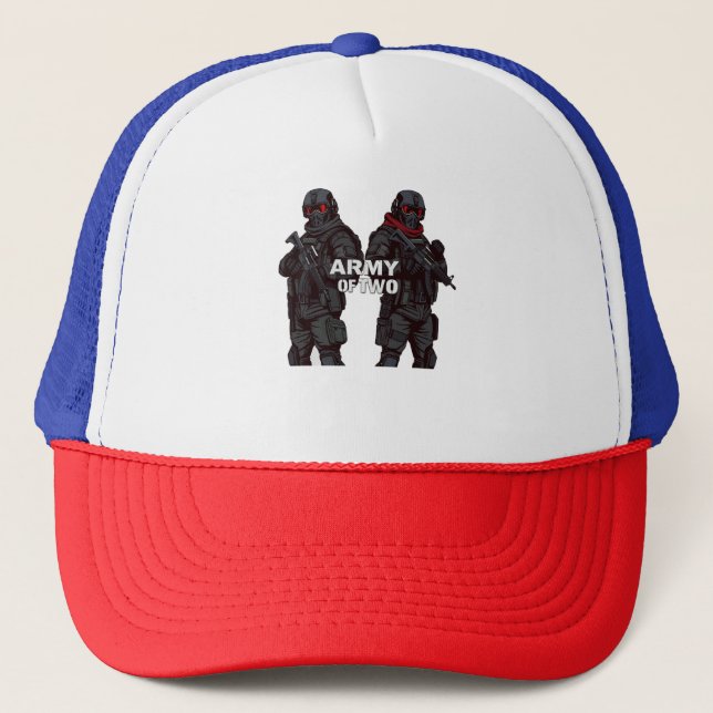 Gorra De Camionero „Army of Two – Vater & Sohn im Einsatz“ (Anverso)