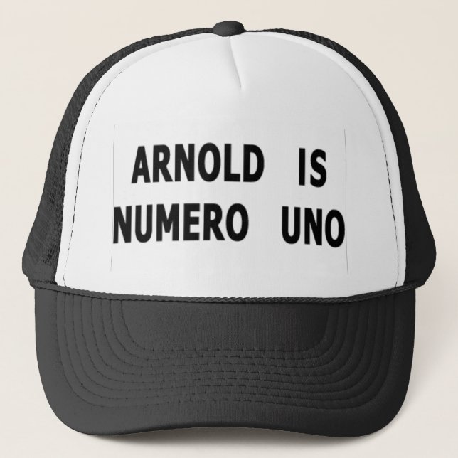 Gorra De Camionero Arnold es Uno de Numero (Anverso)