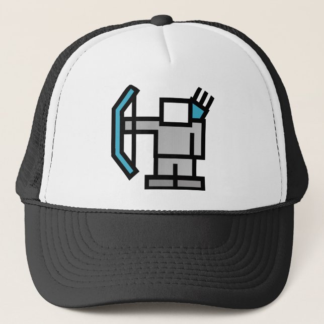 Gorra De Camionero Arquero en azul (Anverso)