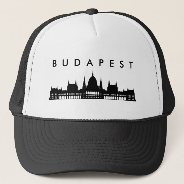 Gorra De Camionero arquitectura del palacio de parlamento de hungría (Anverso)