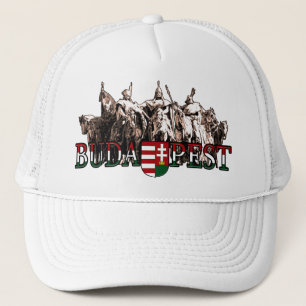 Gorra De Camionero Arreglo Héroes Húngaros de Budapest con bandera