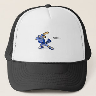 Gorra De Camionero Arrendajo azul que juega a béisbol