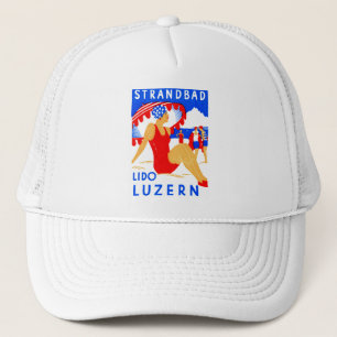 Gorra De Camionero Art Deco Strandbad Lido Luzern 1929