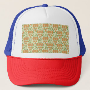 Gorra De Camionero Art Nouveau: Elegancia floral