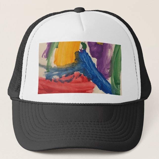 Gorra De Camionero Arte Abstracto (Anverso)
