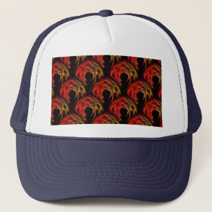 Gorra De Camionero Arte abstracto moderno boho elegante patrón #503