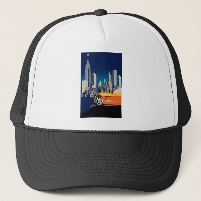 GORRA DE CAMIONERO ARTE AUTOMÓVIL ELEGANTE DE VETTE (Anverso)