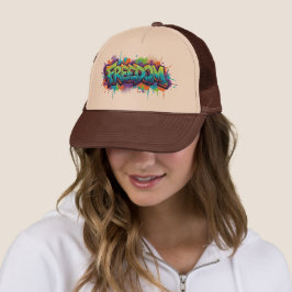 Gorra De Camionero Arte Callejero Graffiti Libertad Urbana