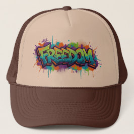 Gorra De Camionero Arte Callejero Graffiti Libertad Urbana