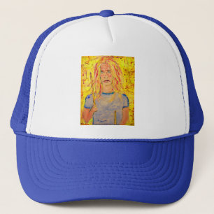 Gorra De Camionero arte chica de tambores