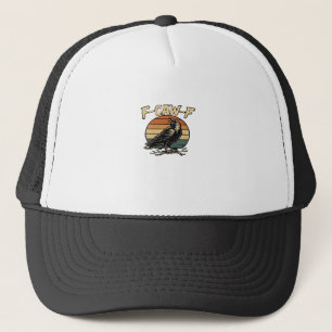 Gorra De Camionero Arte Clásico Vintage F-Caw-F