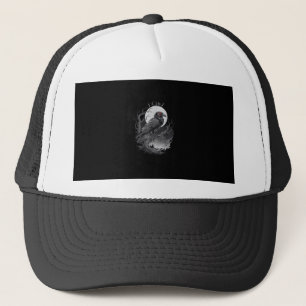 Gorra De Camionero Arte Creativo Pájaro F-Caw-F