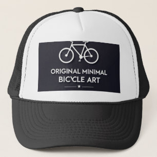 Gorra De Camionero Arte de Bicicleta Minimalista