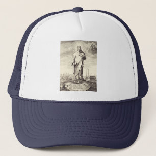 Gorra De Camionero Arte de estilo grabado antiguo de San Bruno de Col
