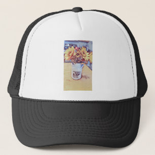 Gorra De Camionero Arte de girasol