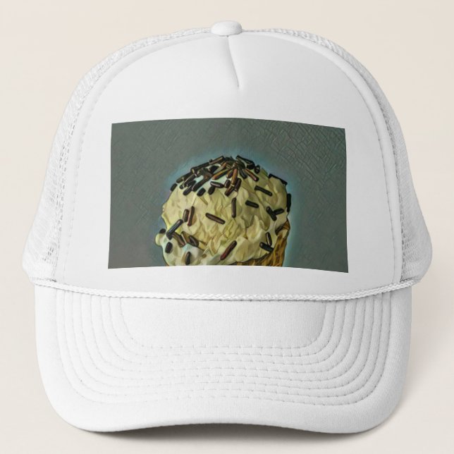 Gorra De Camionero Arte de helados de época (Anverso)