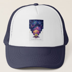 Gorra De Camionero Arte de Ilustracion del telescopio espacial James