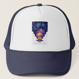 Gorra De Camionero Arte de Ilustracion del telescopio espacial James 