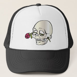 Gorra De Camionero Arte de la fantasía del cráneo del tatuaje del