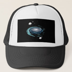 Gorra De Camionero Arte de la Galaxia de la Vía Láctea