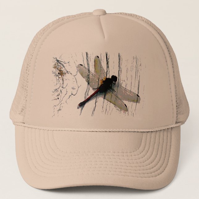 Gorra De Camionero Arte de la libélula (Anverso)