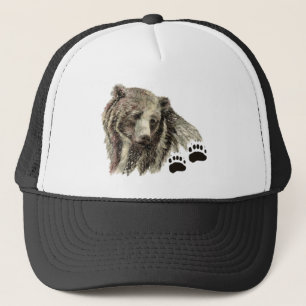 Gorra De Camionero Arte de la naturaleza animal de vida silvestre de