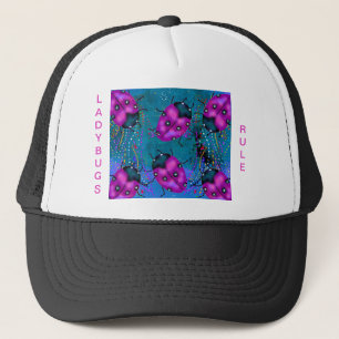 GORRA DE CAMIONERO ARTE DE LADYBUG