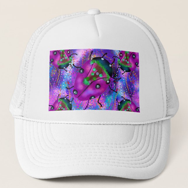 GORRA DE CAMIONERO ARTE DE LADYBUG (Anverso)