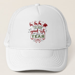 Gorra De Camionero Arte de palabras buenas divertidas de Navidad