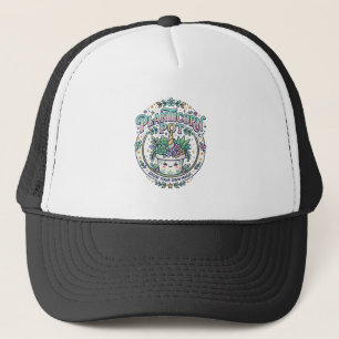Gorra De Camionero Arte de POD listo para Maceta Unicornio Planticorn