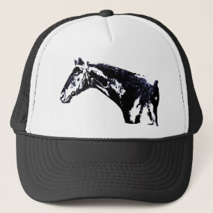 Gorra De Camionero Arte de pop de caballo