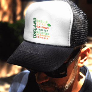 GORRA DE CAMIONERO ARTE DEL METRO DE IRLANDA