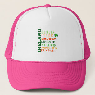GORRA DE CAMIONERO ARTE DEL METRO DE IRLANDA