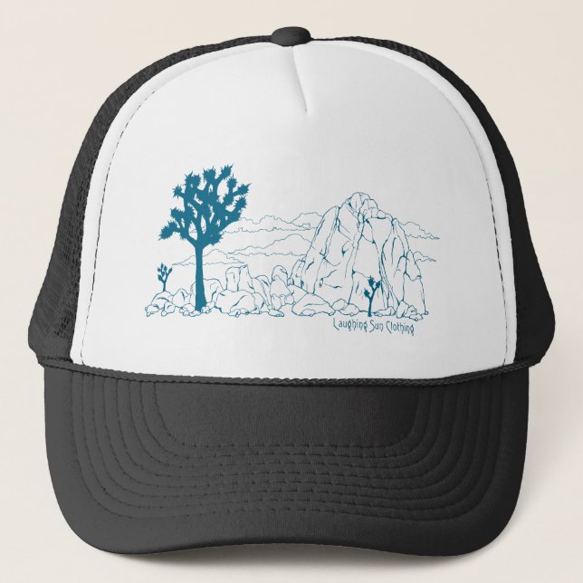 Gorra De Camionero Arte del parque nacional de la yuca (Anverso)