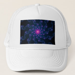 Gorra De Camionero Arte fractal de flores de vida
