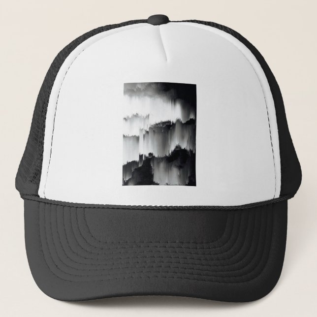 Gorra De Camionero Arte geométrico abstracto (Anverso)